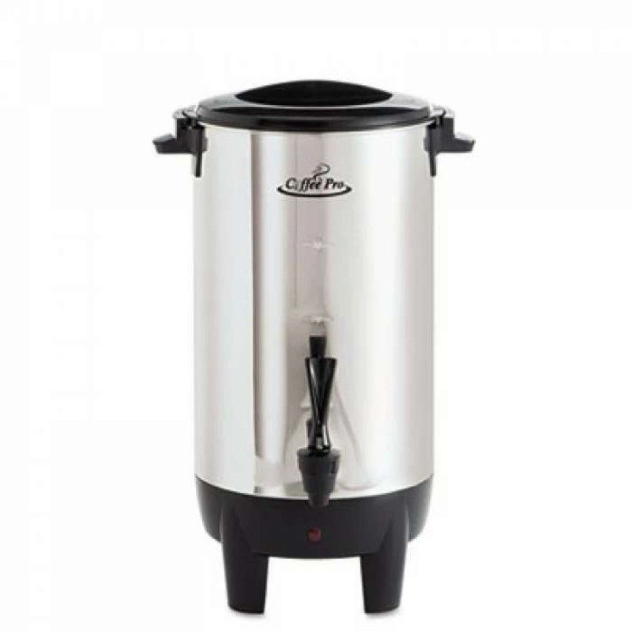 Beverage Equipment * | Commercial Coffee Urns Coffee Pro Stainless Steel 30-Cup Percolating Urn