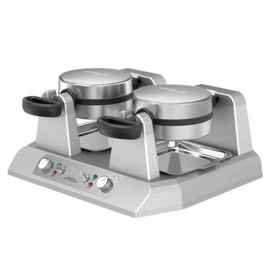 Countertop Cooking * | Waffle Makers Waring Ww250X Side-By-Side Single Belgian Waffle Maker