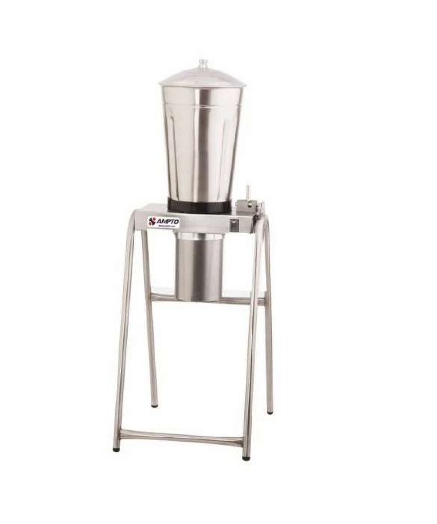 Commercial Blenders * | Food Blenders Ampto Ti15 Floor Model Commercial Blender, 4 Gallon