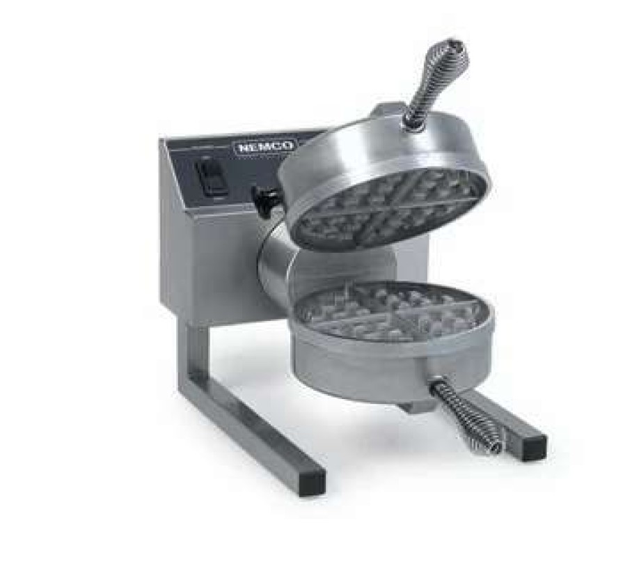 Countertop Cooking * | Waffle Makers Nemco 7020A-1S208 Silverstone Non-Stick Belgian Waffle Maker With Fixed Grids 208V