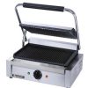 Countertop Cooking * | Adcraft Sg-811E Commercial Panini Press Sandwich Grill With Grooved Plates