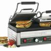 Countertop Cooking * | Panini Press Waring Wpg300 Commercial Double Italian-Style Panini Supremo Grill