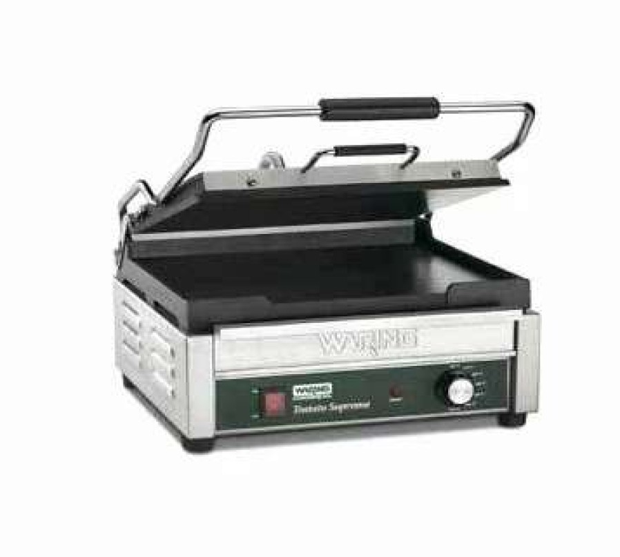 Countertop Cooking * | Panini Press Waring Wfg250 Commercial Large Italian-Style Flat Grill