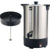 Beverage Equipment * | Commercial Coffee Urns Winco Ecu-100A Commercial Coffee Urn 100-Cup