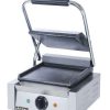 Countertop Cooking * | Panini Press Adcraft Sg-811/F Sandwich Grill Press With Flat Plates