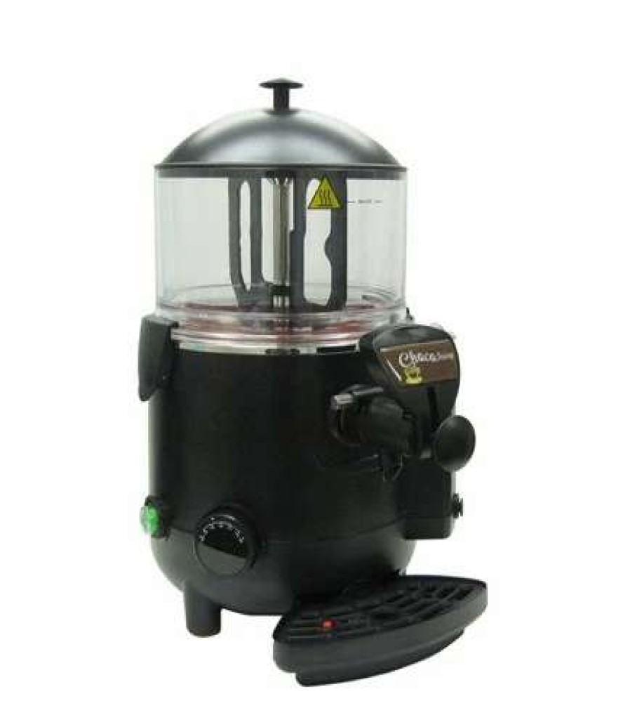 Beverage Equipment * | Adcraft Hot Chocolate Dispensers Admiral Craft Hcd-5 Black 5 Liter Hot Chocolate Dispenser