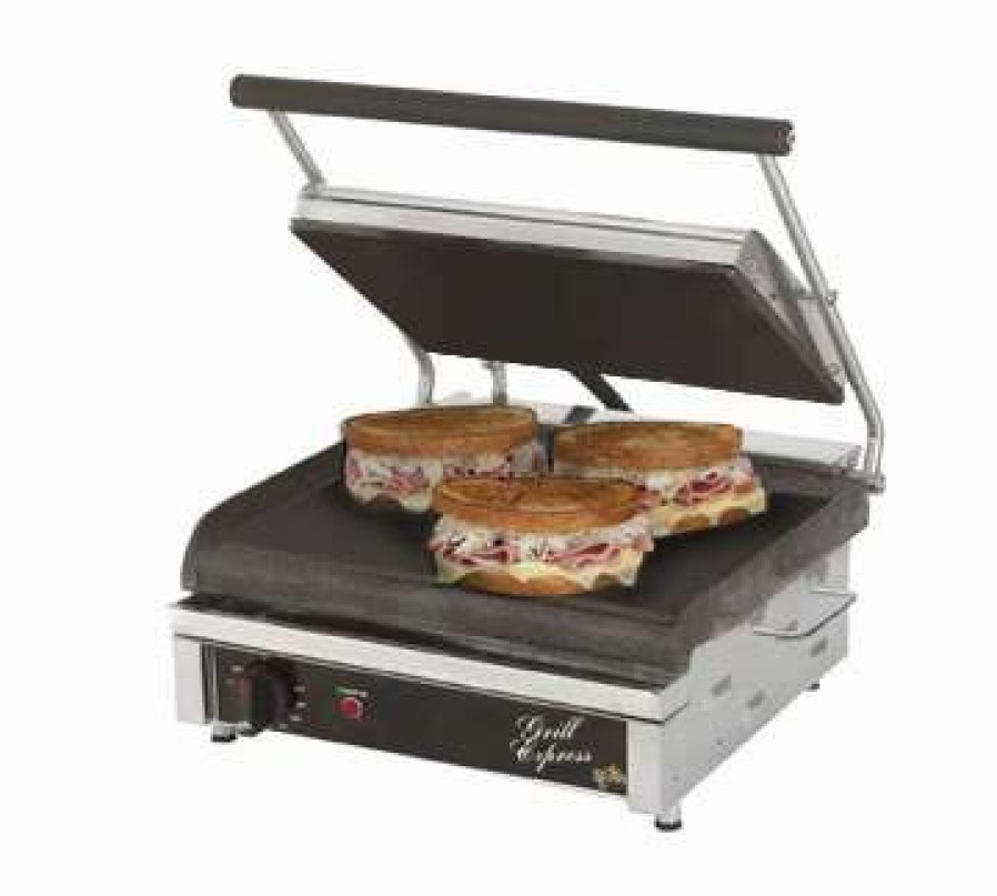 Countertop Cooking * | Star Gx14Is Single Panini Press With Cast Iron Smooth Plates 14 X 10