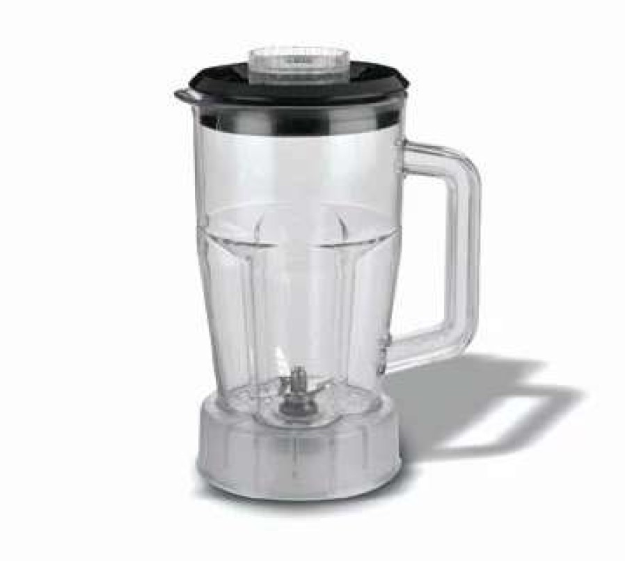 Commercial Blenders * | Blender Parts And Accessories Waring Cac21 Polycarbonate Blender Container With Lid 48 Oz.