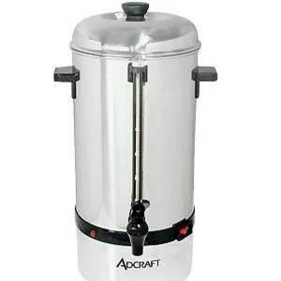 Beverage Equipment * | Commercial Coffee Urns Adcraft Cp-40 40 Cup Stainless Steel Coffee Percolator