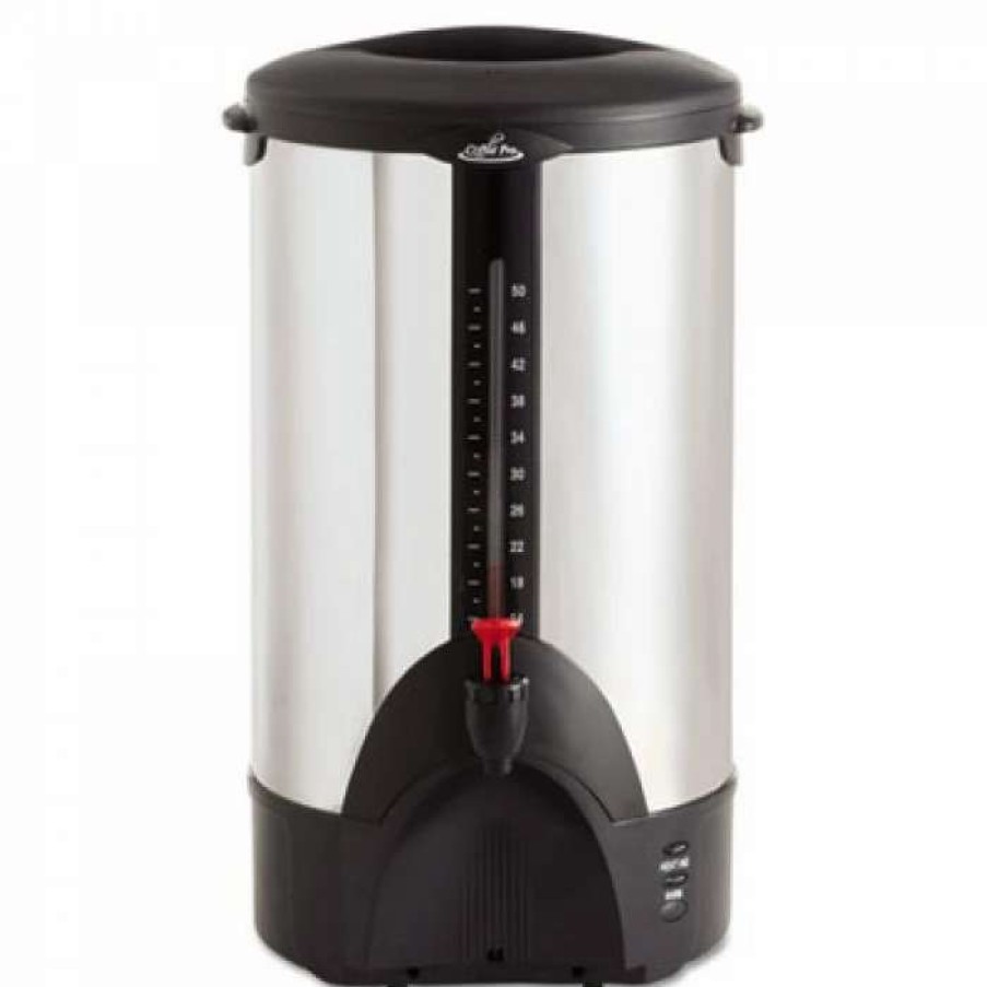 Beverage Equipment * | Commercial Coffee Urns Coffee Pro Stainless Steel 50-Cup Percolating Urn