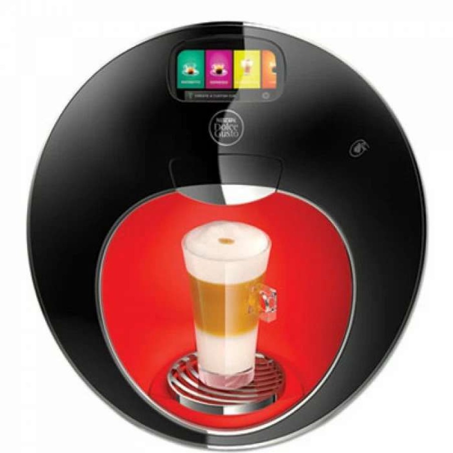 Beverage Equipment * | Nescafe Dolce Gusto Coffee Brewers Nescafe Majesto Automatic Coffee Machine, Black/Red