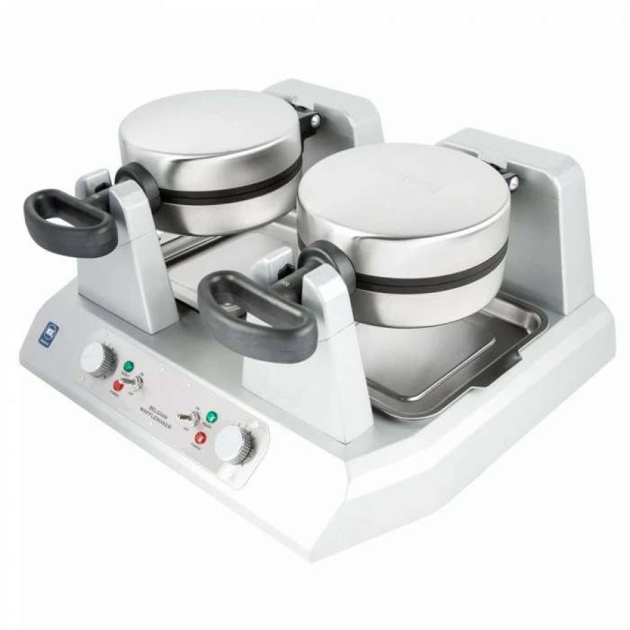 Countertop Cooking * | Waffle Makers Waring Ww250Bx Side-By-Side Single Belgian Waffle Maker