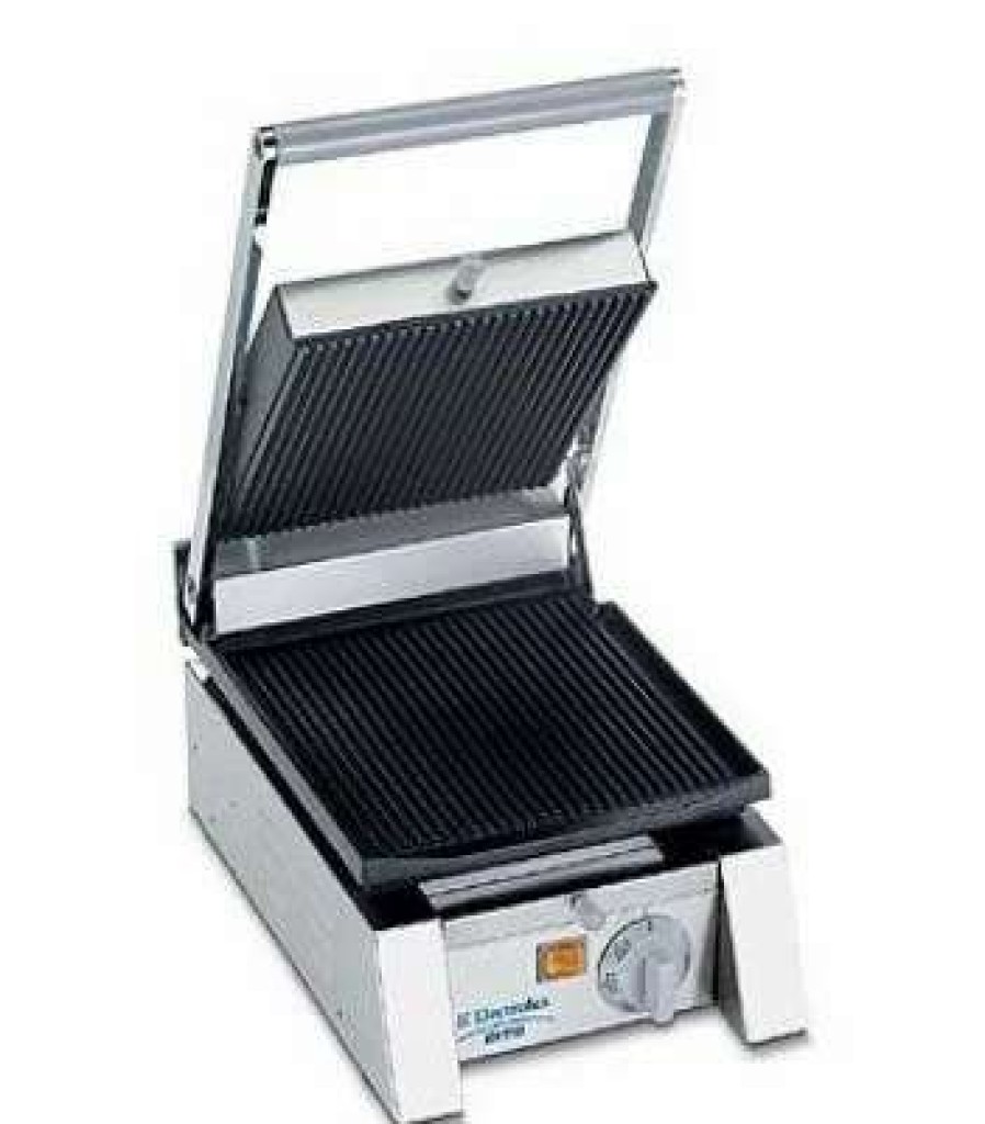 Countertop Cooking * | Panini Press Electrolux 602102 10 Panini Grill With Ribbed Top And Smooth Bottom