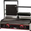 Countertop Cooking * | Panini Press Winco Epg-2 Countertop Double Electric Panini Italian Style Grill