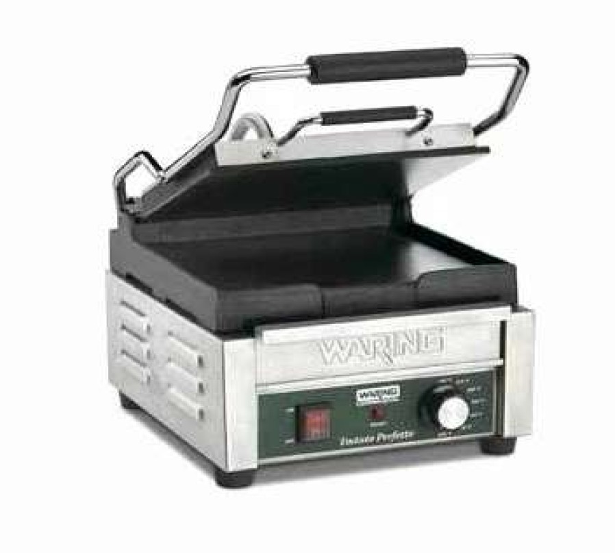 Countertop Cooking * | Panini Press Waring Wfg150 Commercial Compact Italian-Style Flat Grill