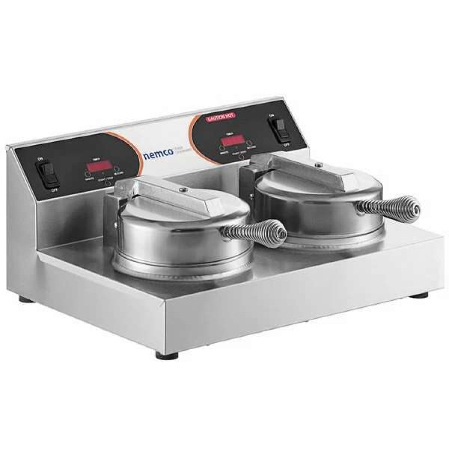 Countertop Cooking * | Waffle Makers Nemco 7000A-2 Dual Waffle Maker 120V